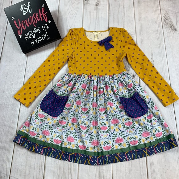 matilda jane gold star dress